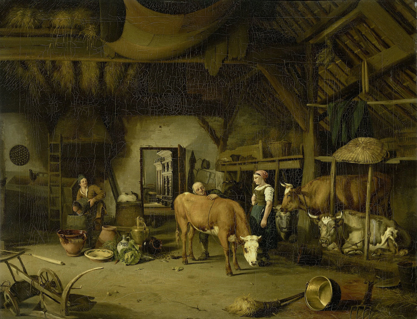 Peasant Interior – James de Rijk Vintage Art Print | Wall Art Poster