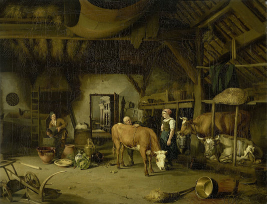 Peasant Interior – James de Rijk Vintage Art Print | Wall Art Poster