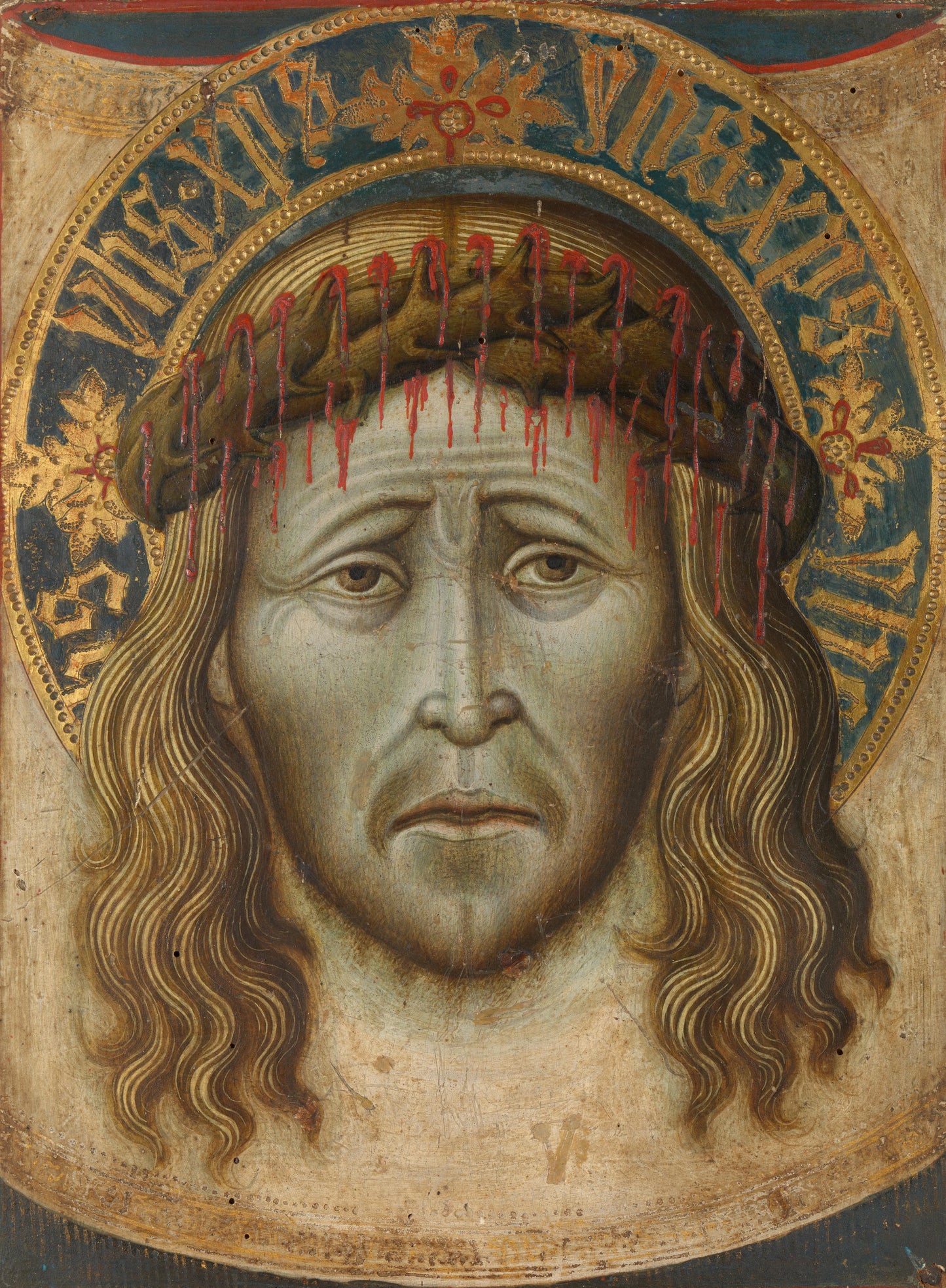 St Veronica's cloth – anonymous Vintage Portrait Art Print | Wall Art Poster
