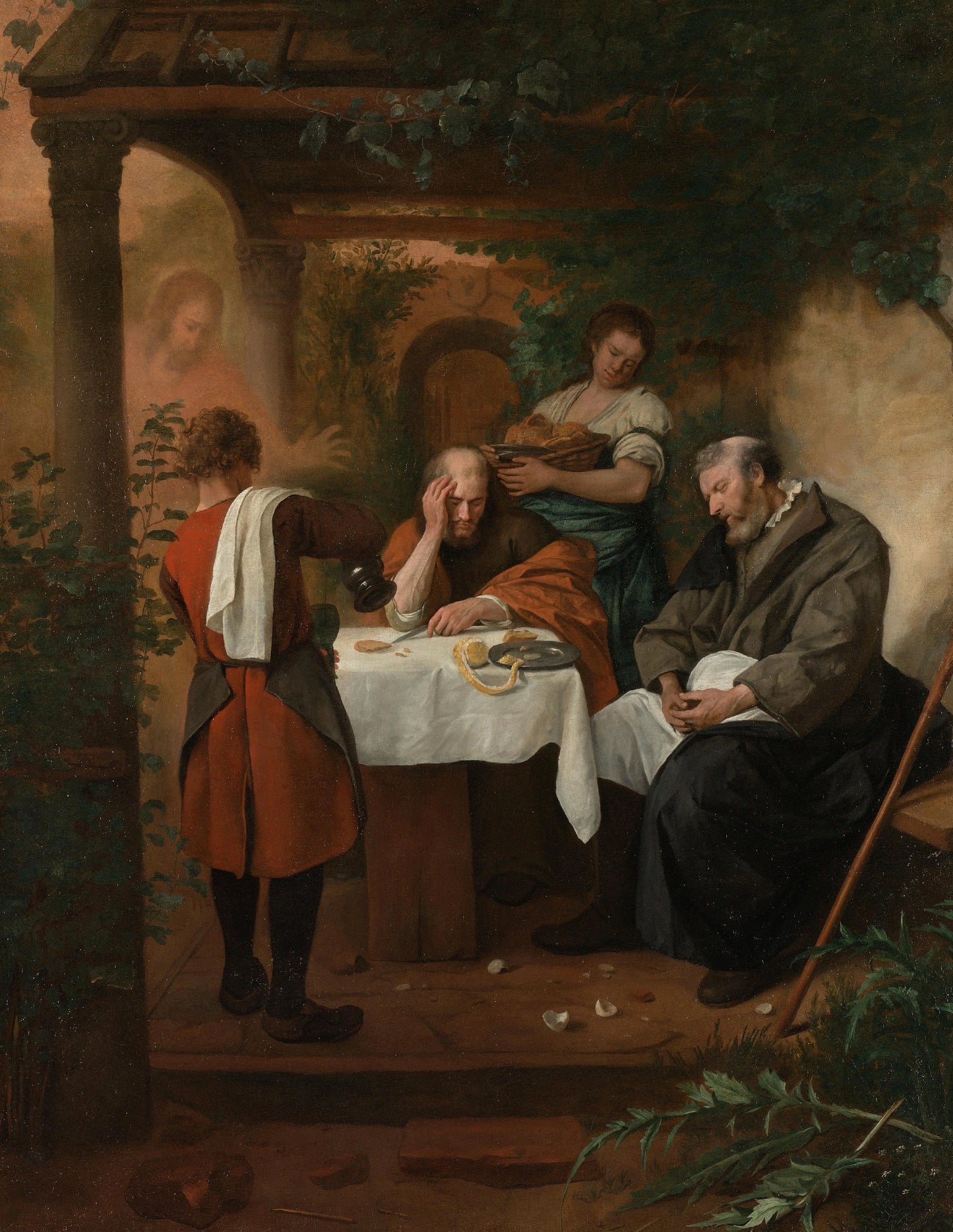 Supper at Emmaus – Jan Havicksz. Steen Vintage Art Print | Wall Art Poster