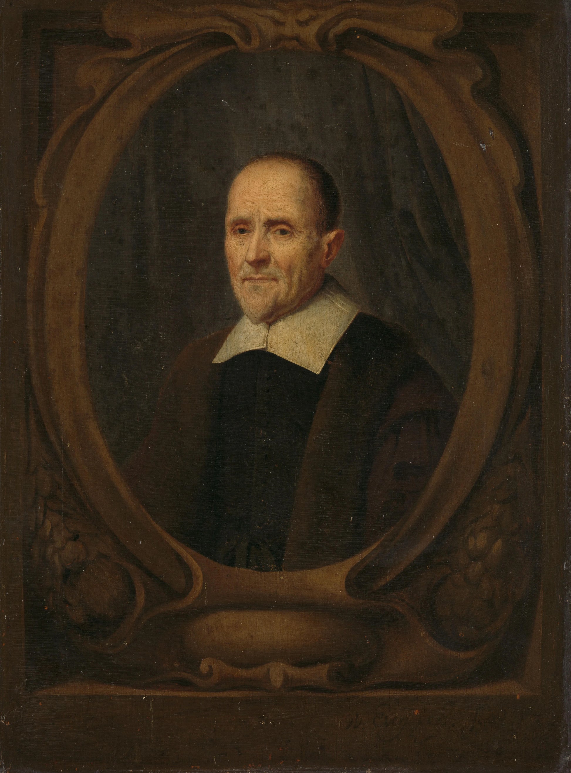 Portrait of Cornelis Fransz Eversdijck (1586-1666) – Willem Eversdijck (signed by artist) Vintage Portrait Art Print | Wall Art Poster