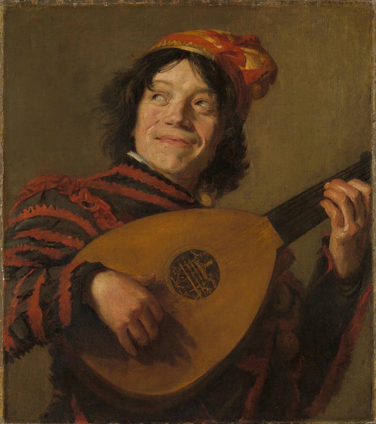 The Fool – copy after Frans Hals Vintage Art Print | Wall Art Poster