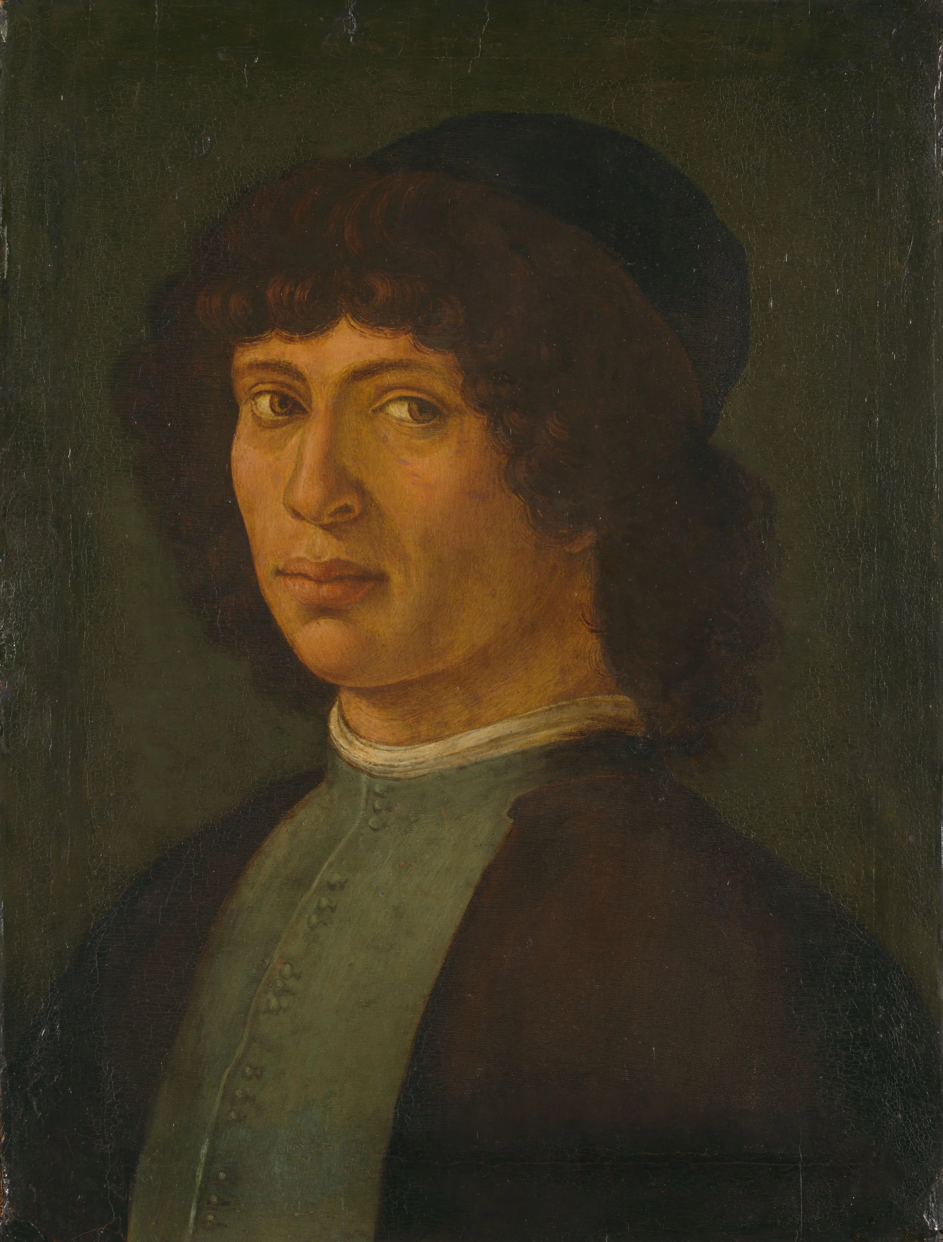 Portrait of a Young Man – manner of Filippino Lippi Vintage Portrait Art Print | Wall Art Poster