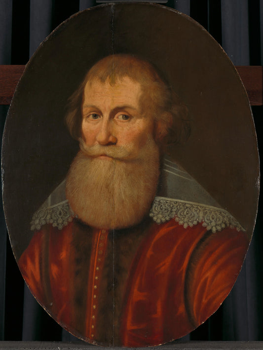 Portrait of Cornelis Haga (1578-1654) – anoniem Vintage Portrait Art Print | Wall Art Poster