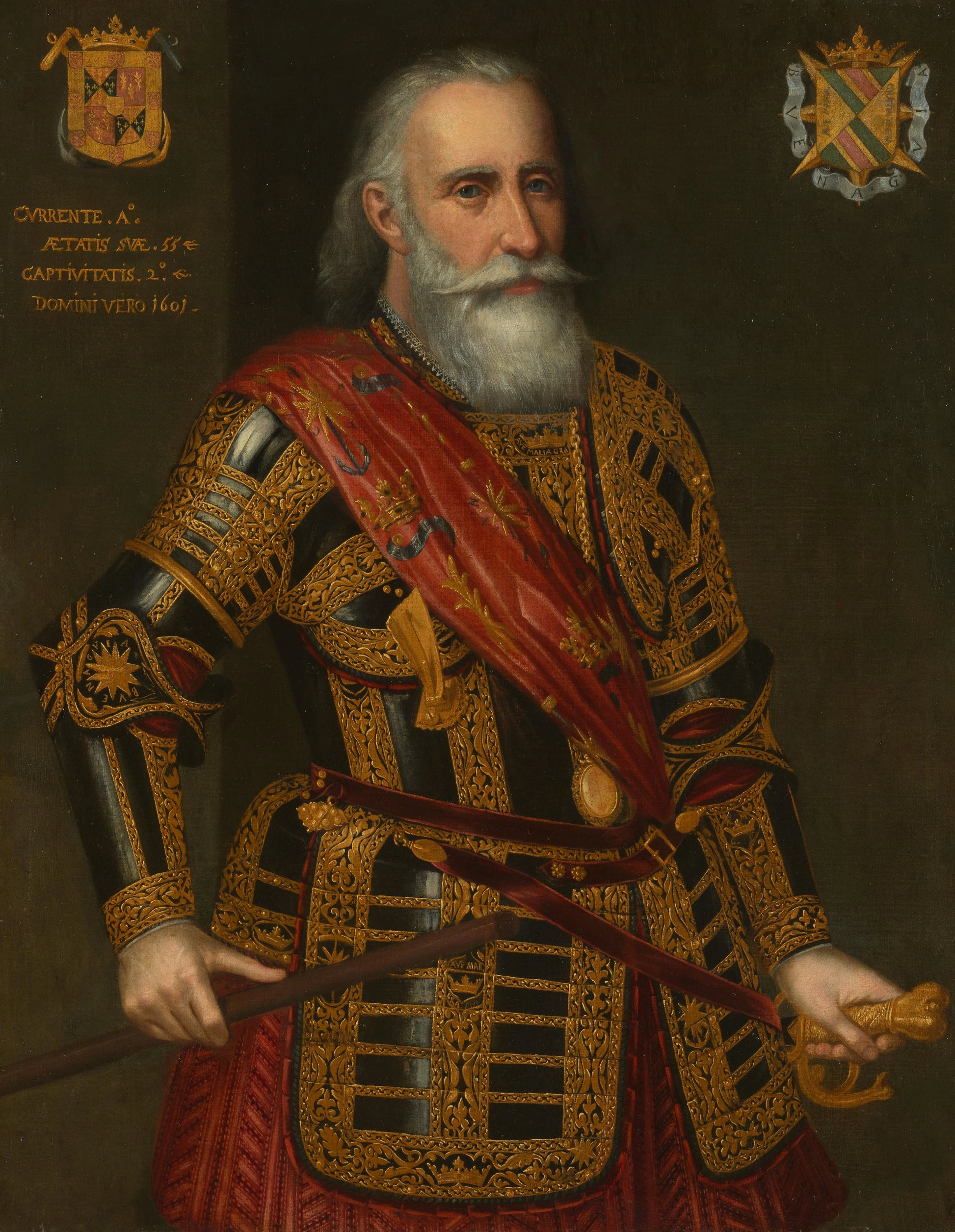 Portrait of Francisco Hurtado de Mendoza – anoniem Vintage Portrait Art Print | Wall Art Poster