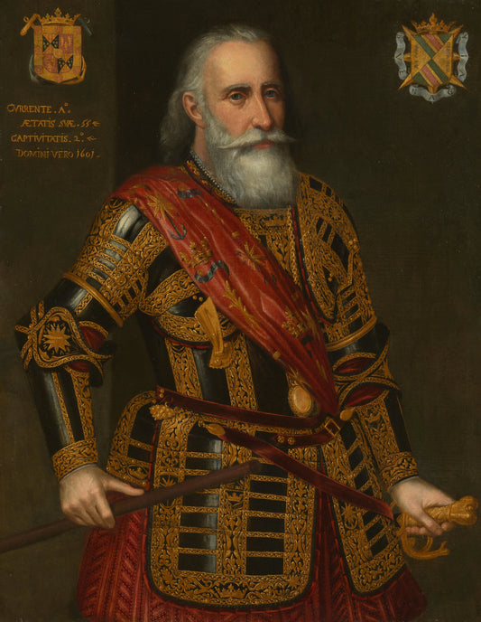Portrait of Francisco Hurtado de Mendoza – anoniem Vintage Portrait Art Print | Wall Art Poster