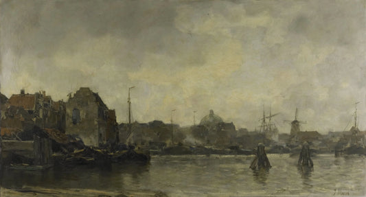 Stadsgezicht – Jacob Maris Vintage Landscape Art Print | Wall Art Poster