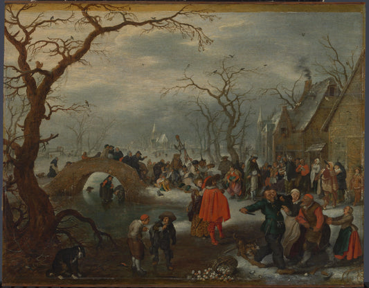 Shrove Tuesday in the Country – Adriaen Pietersz van de Venne Vintage Landscape Art Print | Wall Art Poster