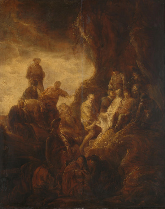 The Entombment – Benjamin Gerritsz. Cuyp (vermeld op object) Vintage Art Print | Wall Art Poster