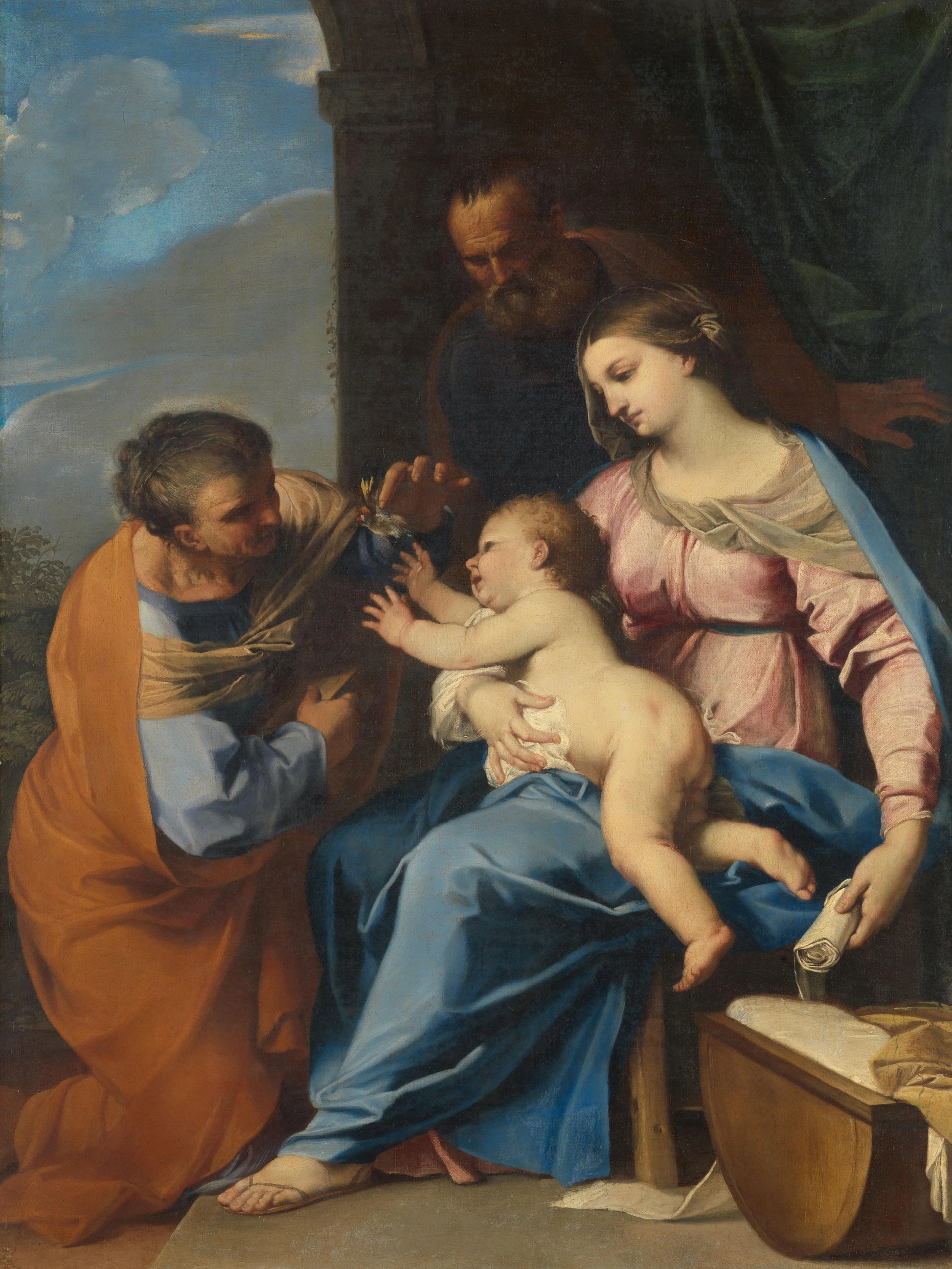 The Holy Family – attributed to Raffaello Vanni Vintage Art Print | Wall Art Poster