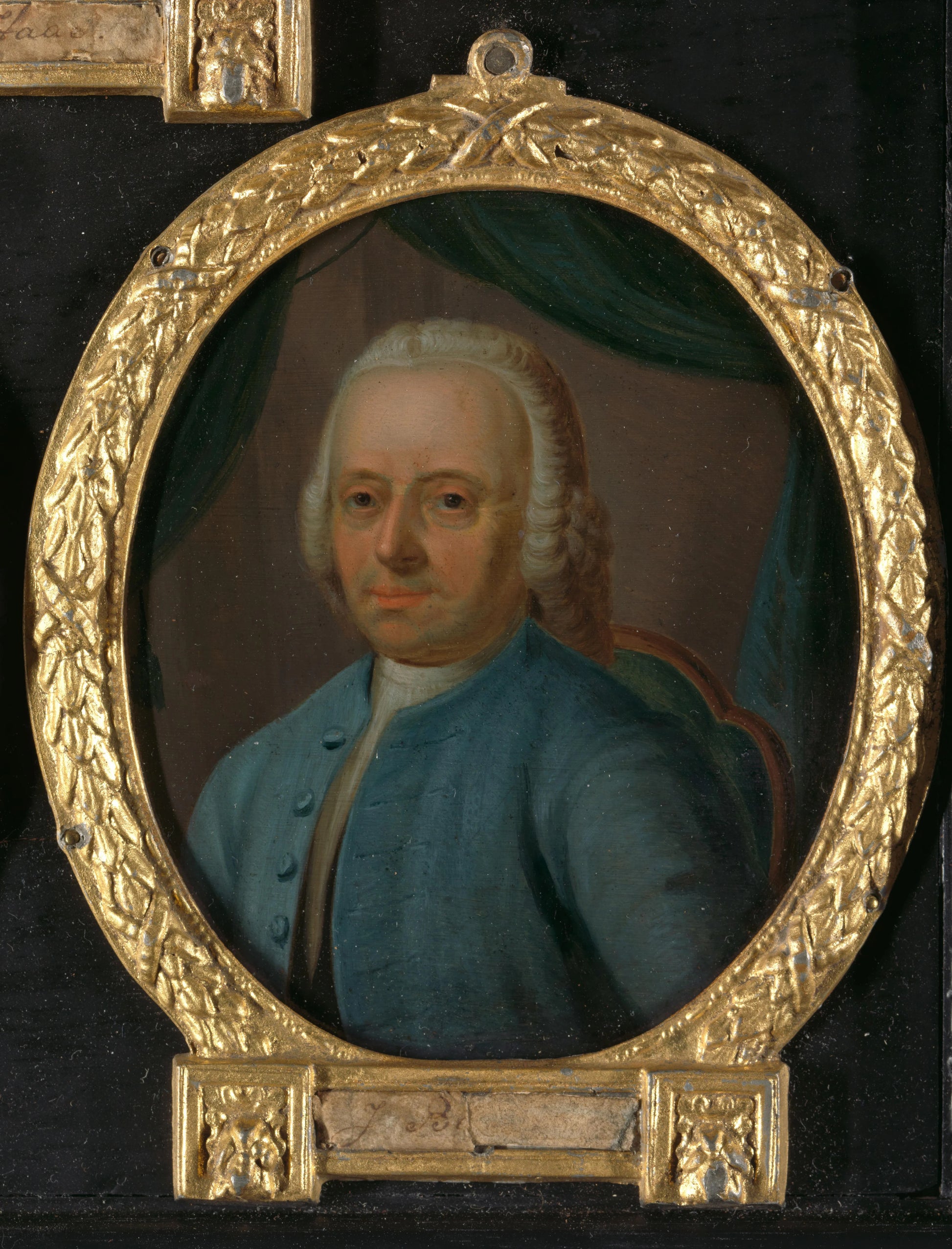 Portrait of Joannes Badon, Poet from Vlaardingen – Nicolaas Reyers Vintage Portrait Art Print | Wall Art Poster