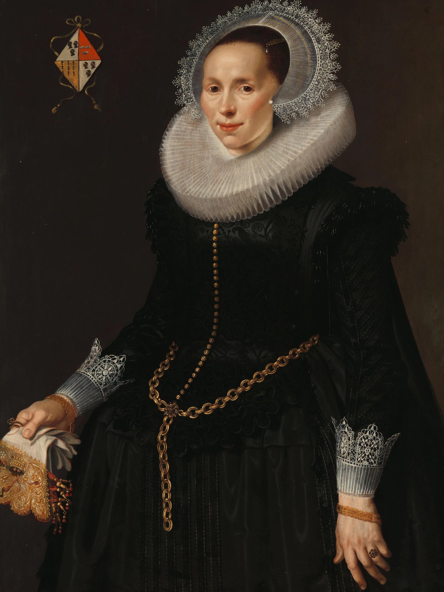Portrait of Johanna le Maire (c. 1601-60) – Nicolaes Eliasz. Pickenoy Vintage Portrait Art Print | Wall Art Poster