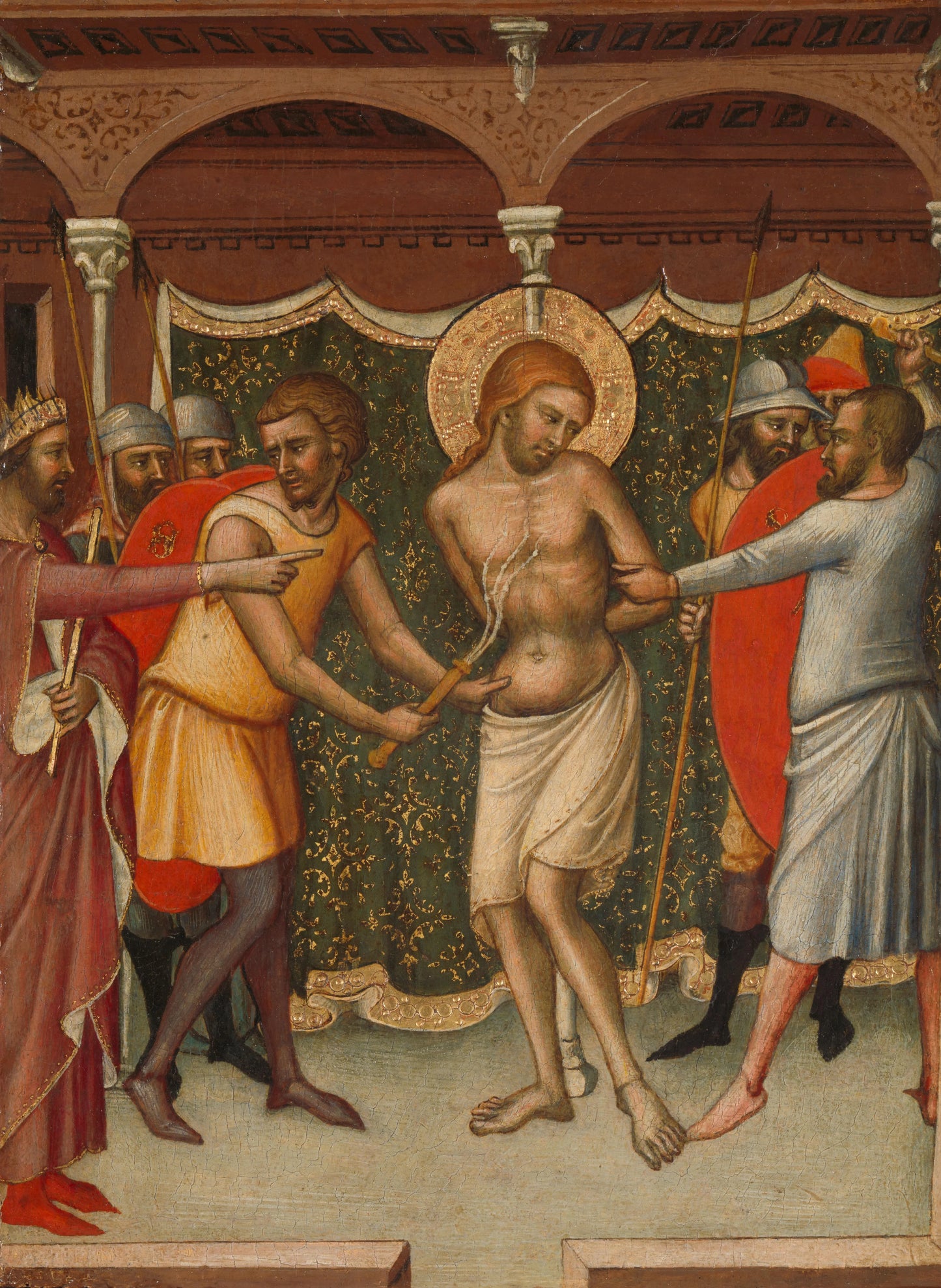 The Flagellation – Luca di Tommè Vintage Art Print | Wall Art Poster