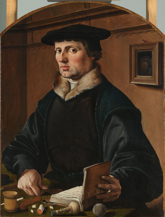 Portrait of a Man – Maarten van Heemskerck Vintage Portrait Art Print | Wall Art Poster