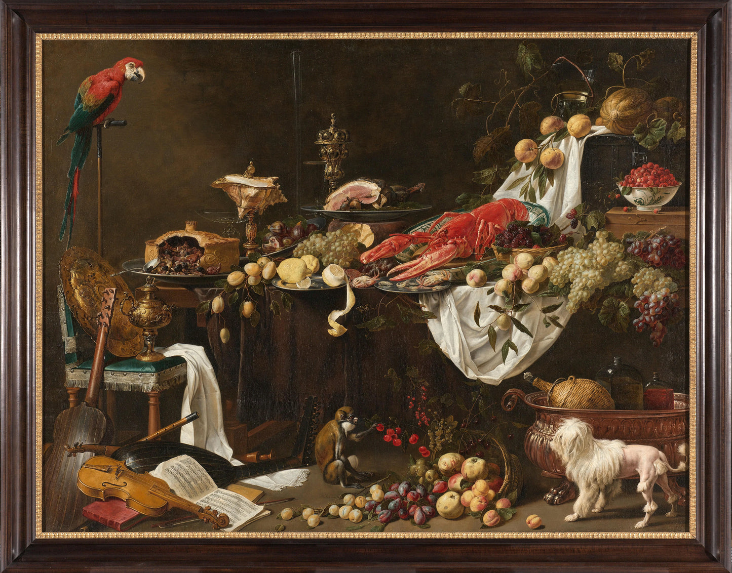 Banquet Still Life – Adriaen van Utrecht Vintage Still Life Art Print | Wall Art Poster