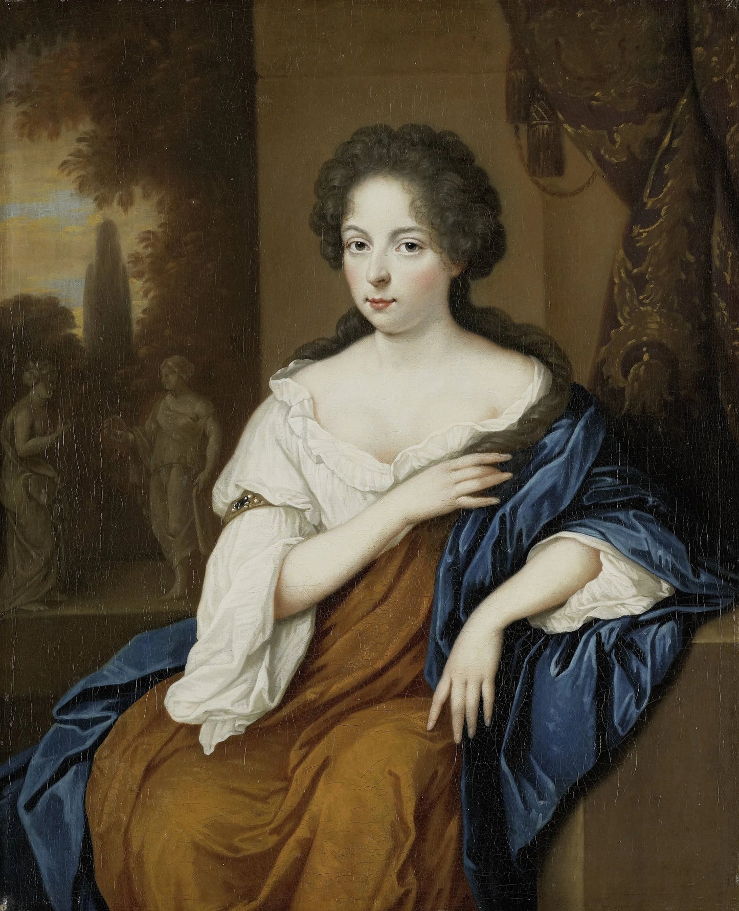 Portrait of a Woman – toegeschreven aan Jan van Haensbergen Vintage Portrait Art Print | Wall Art Poster