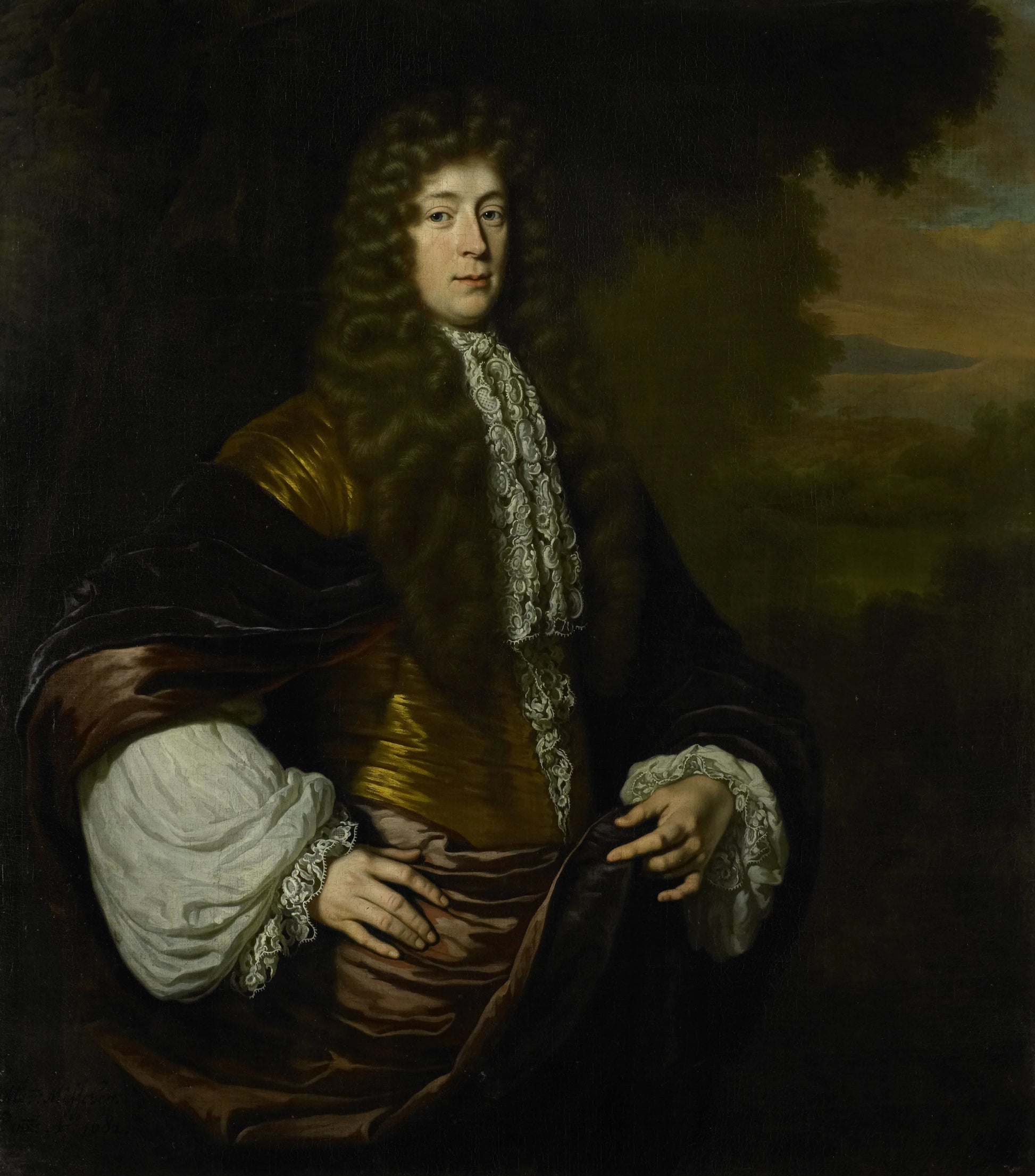 Portrait of Hendrick Bicker (1649 - 1718), burgomaster of Amsterdam – Michiel van Musscher Vintage Portrait Art Print | Wall Art Poster