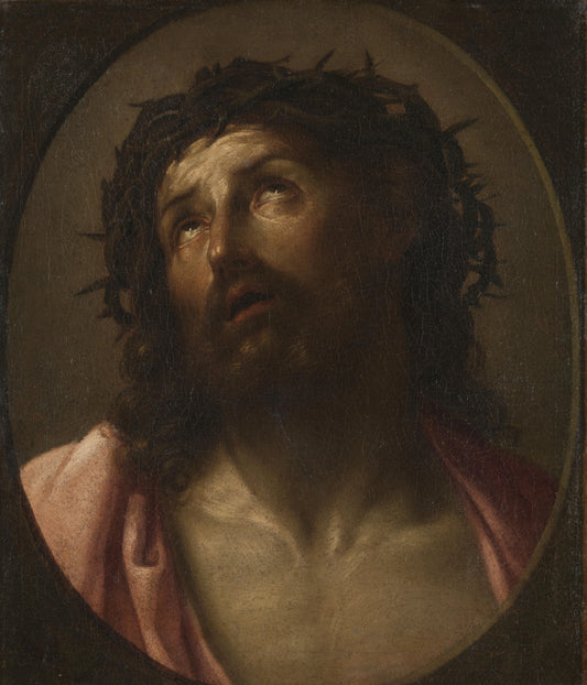 Man of Sorrows – follower of Guido Reni Vintage Art Print | Wall Art Poster