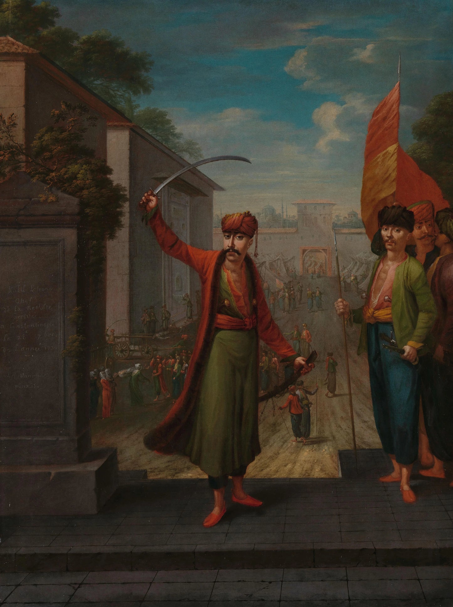 Patrona Halil – Jean Baptiste Vanmour Vintage Art Print | Wall Art Poster