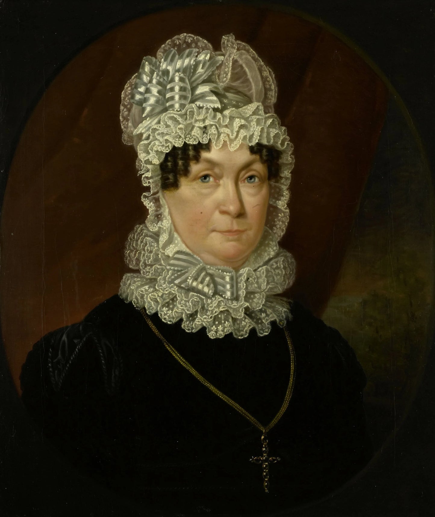 Portrait of Ann Brander (died 1837), Wife of Job Seaburne May – Jan Willem May Vintage Portrait Art Print | Wall Art Poster