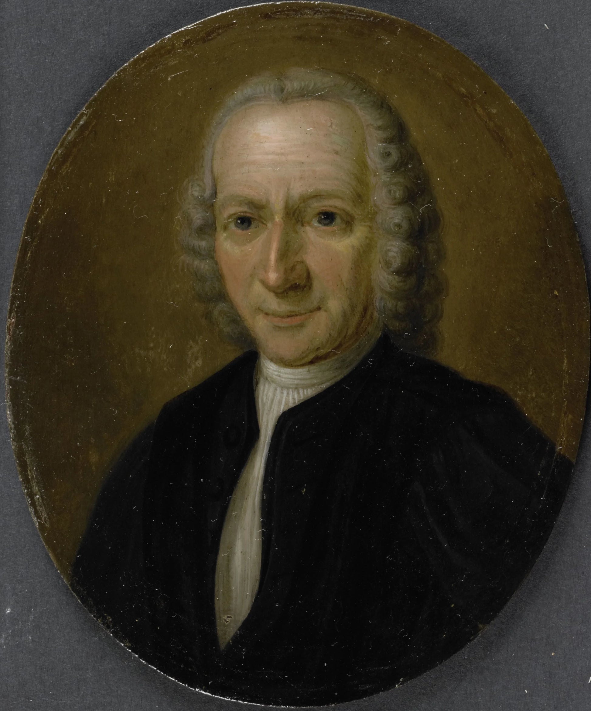 Adrianus van Royen (1704-79), hoogleraar in de geneeskunde en kruidkunde te Leiden – anonymous Vintage Portrait Art Print | Wall Art Poster