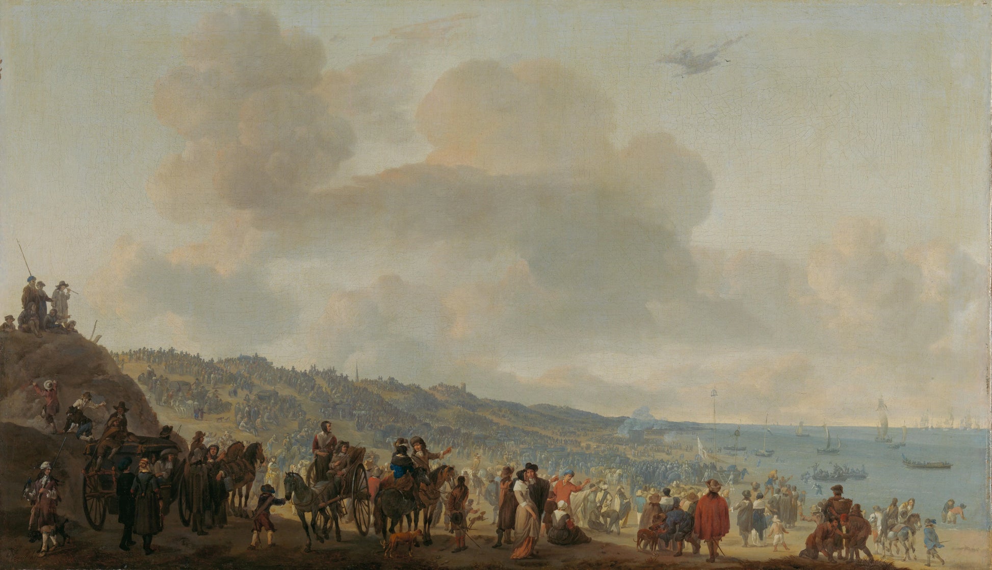 The Departure of Charles II of England from Scheveningen, 2 June 1660 – Johannes Lingelbach Vintage Art Print | Wall Art Poster