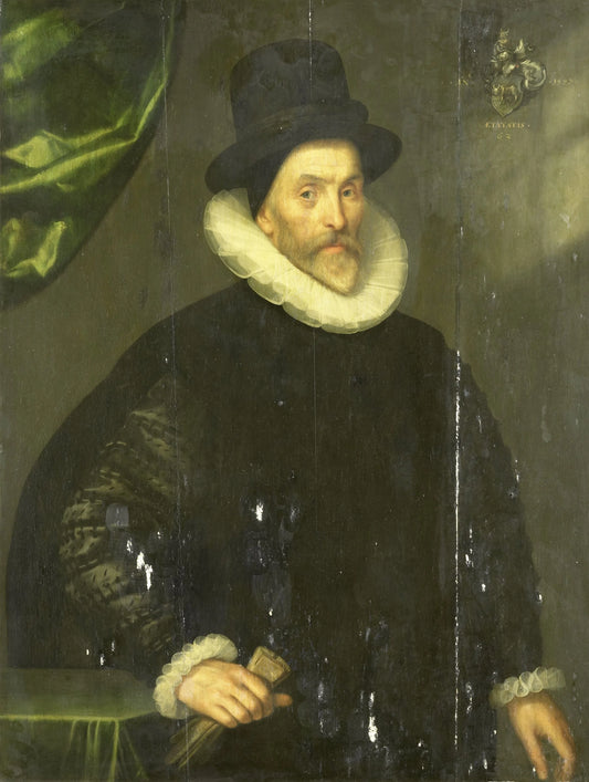 Gualtero del Prado (b 1535-before 1618) – Gortzius Geldorp Vintage Portrait Art Print | Wall Art Poster
