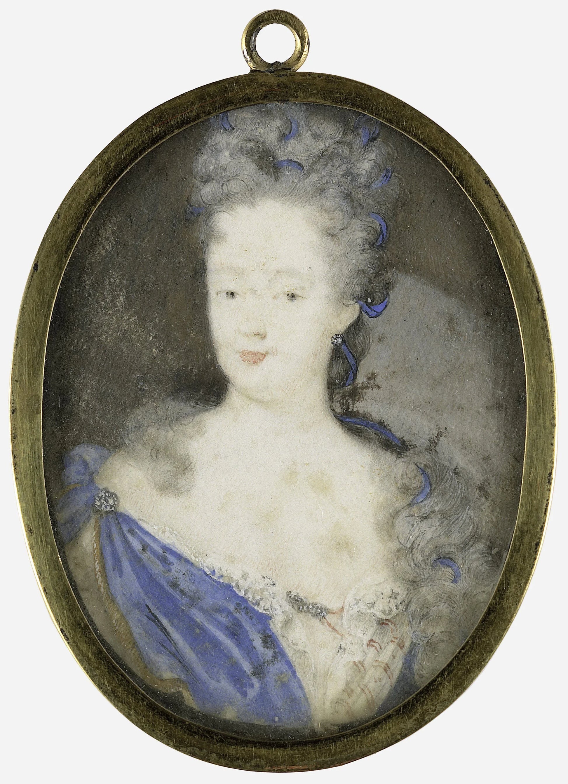 Henriette Amalia van Anhalt-Dessau (1666-1726). Echtgenote van Hendrik Casimir II, vorst van Nassau-Dietz – Marie Duchatel Vintage Portrait Art Print | Wall Art Poster