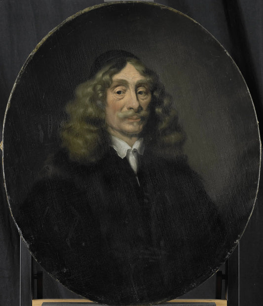 Portrait of Johan de Reus, Director of the Rotterdam Chamber of the Dutch East India Company, elected 1657 – Pieter van der Werff Vintage Portrait Art Print | Wall Art Poster