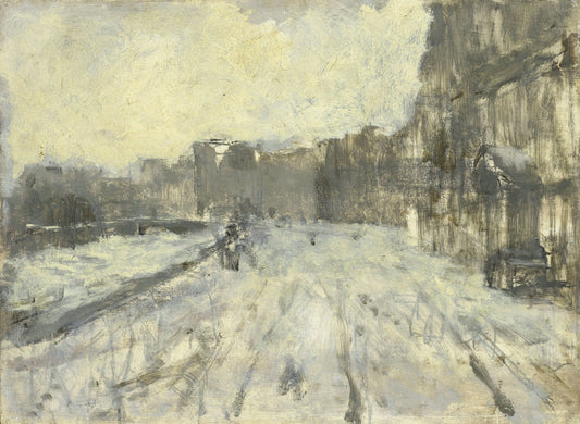 The Rokin, Amsterdam – George Hendrik Breitner Vintage Cityscape Art Print | Wall Art Poster