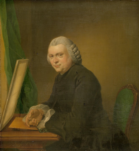 Cornelis Ploos van Amstel (1726-98). Art Collector – Jacobus Buys Vintage Self-Portrait Art Print | Wall Art Poster