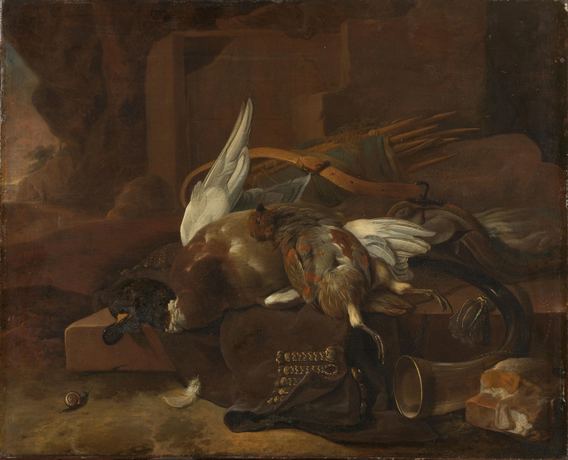 A Hunter's Bag – Melchior d' Hondecoeter Vintage Animal Study Art Print | Wall Art Poster