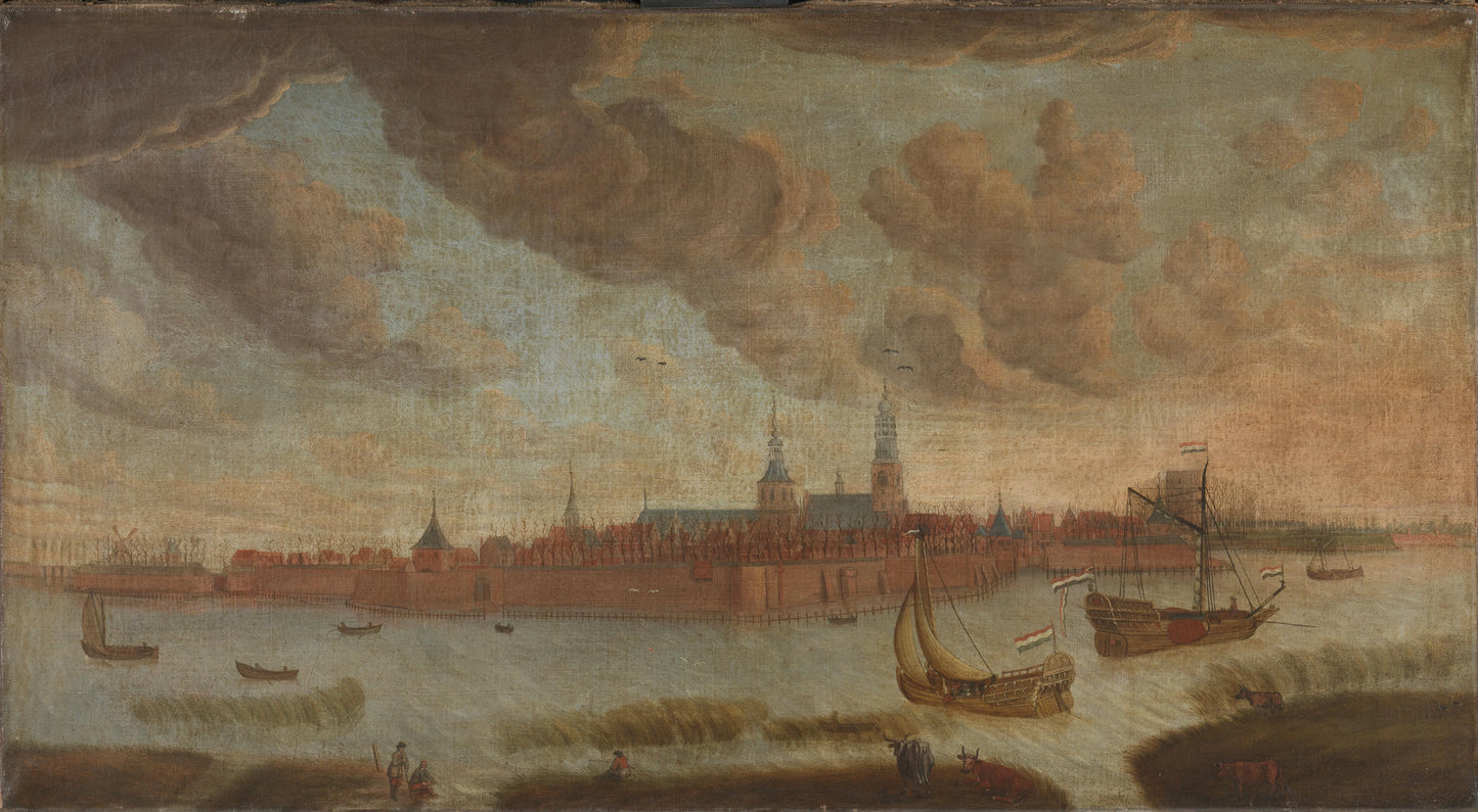 View of Heusden – anoniem Vintage Cityscape Art Print | Wall Art Poster