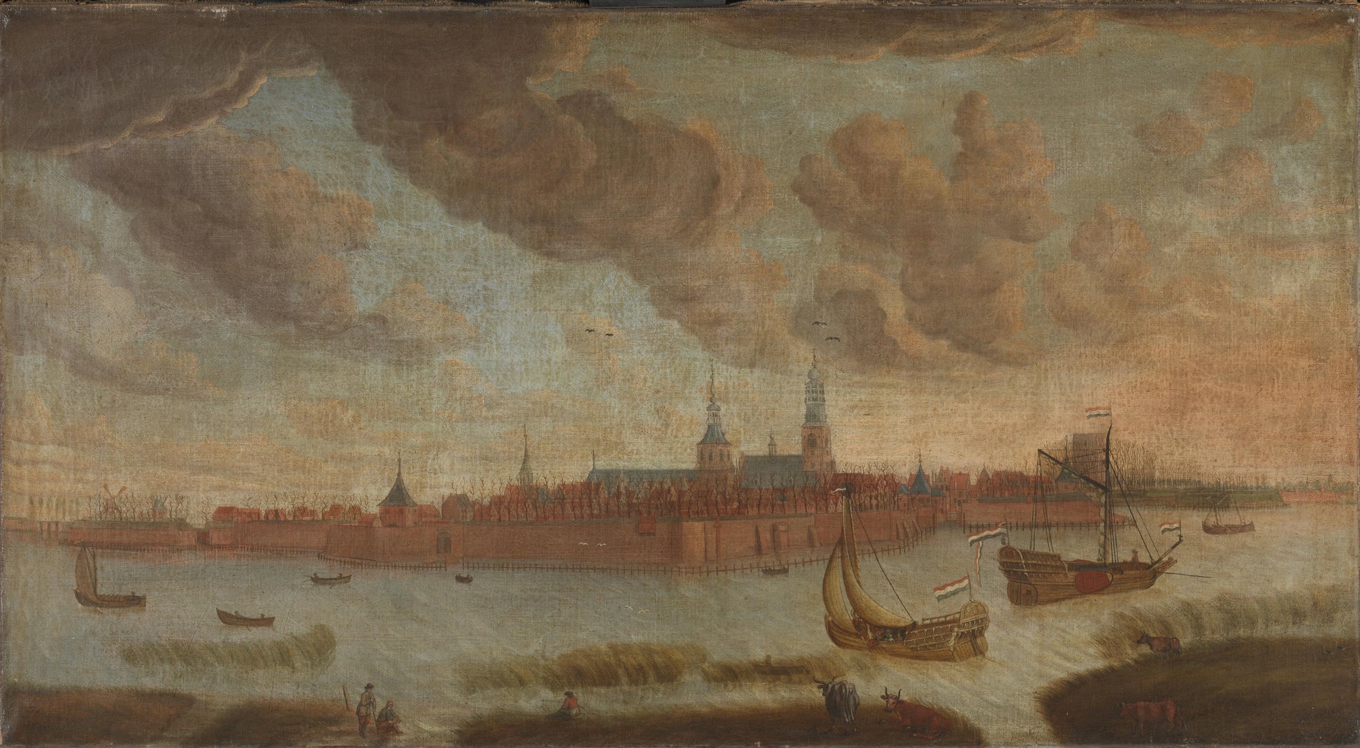 View of Heusden – anoniem Vintage Cityscape Art Print | Wall Art Poster