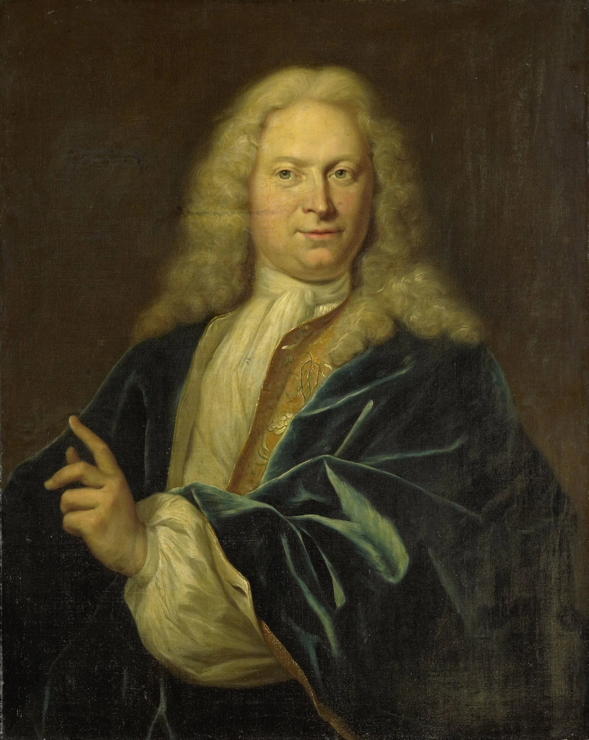 Portrait of Jan Hendrik van Heemskerck, Count of the Holy Roman Empire, Lord of Achttienhoven, Den Bosch and Eyndschoten, Captain of the Citizenry of Amsterdam (Johan Hendrik Graaf Van Heemskerk) – Jan Maurits Quinkhard Vintage Portrait Art Print | Wall A