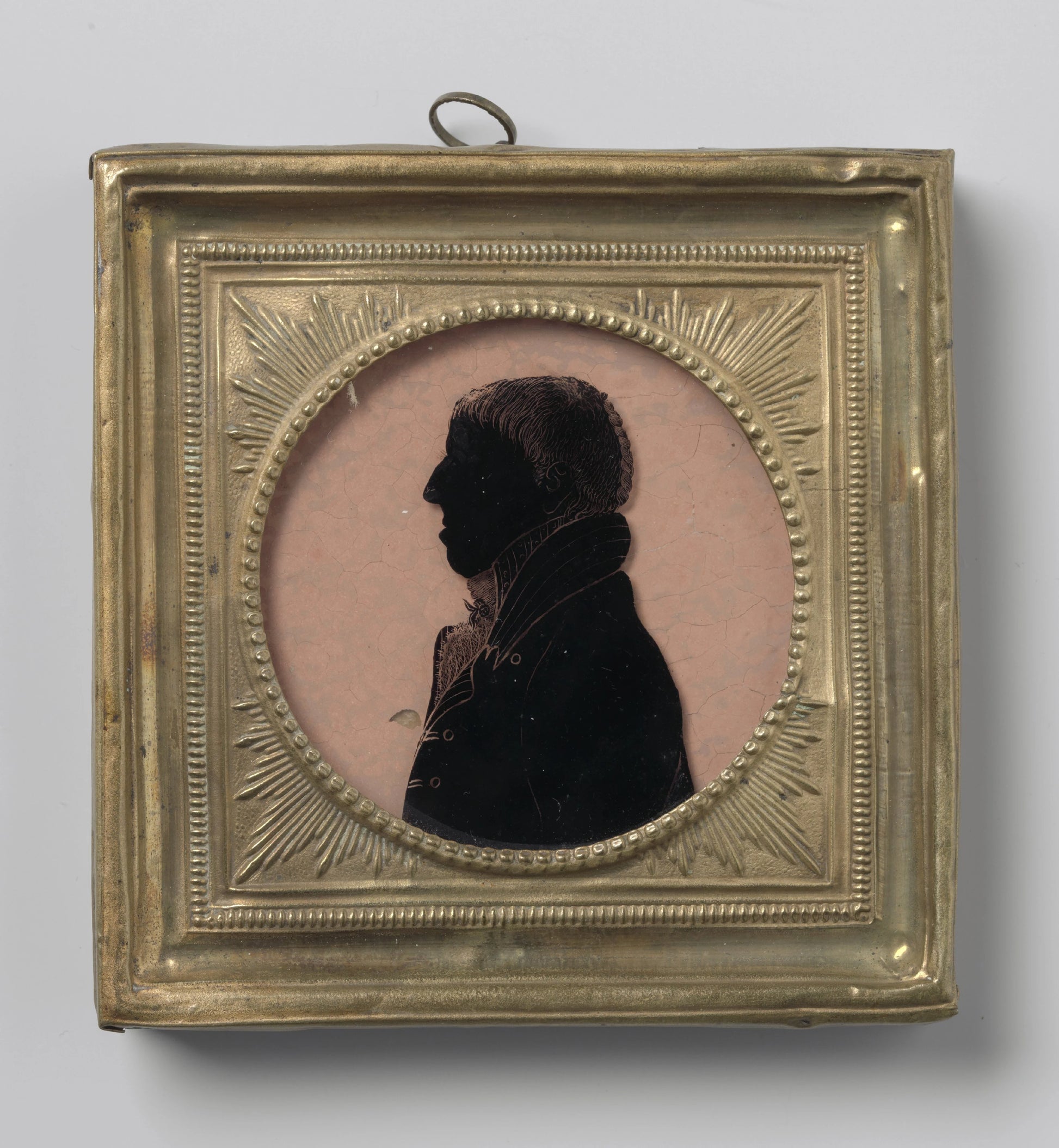 Silhouet portret van een man – anoniem Vintage Art Print | Wall Art Poster