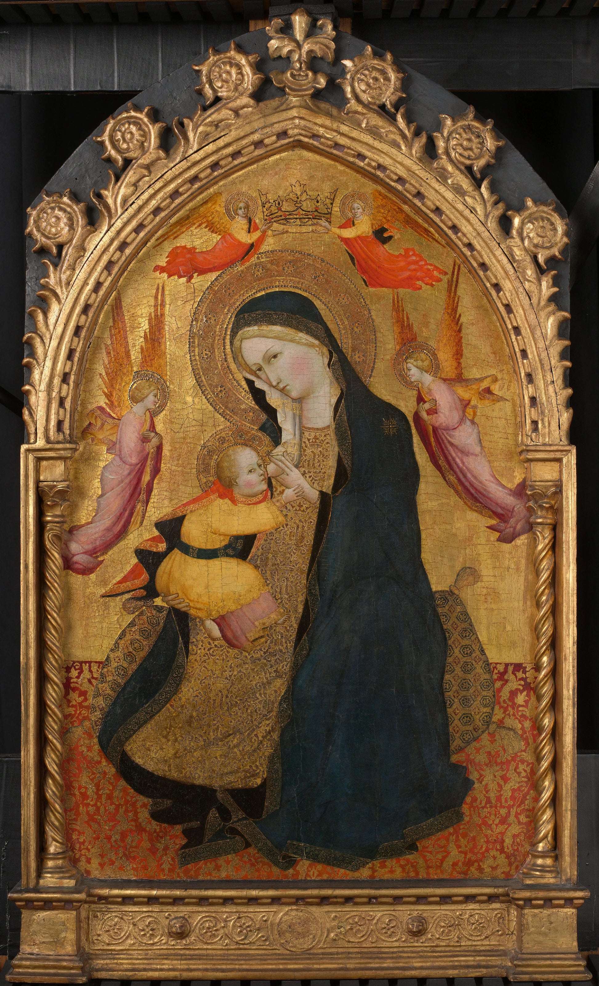 Madonna of Humility (Madonna dell'Umiltà) – omgeving van Agnolo Gaddi Vintage Art Print | Wall Art Poster