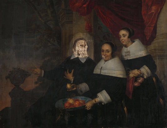 Portrait of a Family – Jacob Fransz van der Merck (signed by artist) Vintage Portrait Art Print | Wall Art Poster