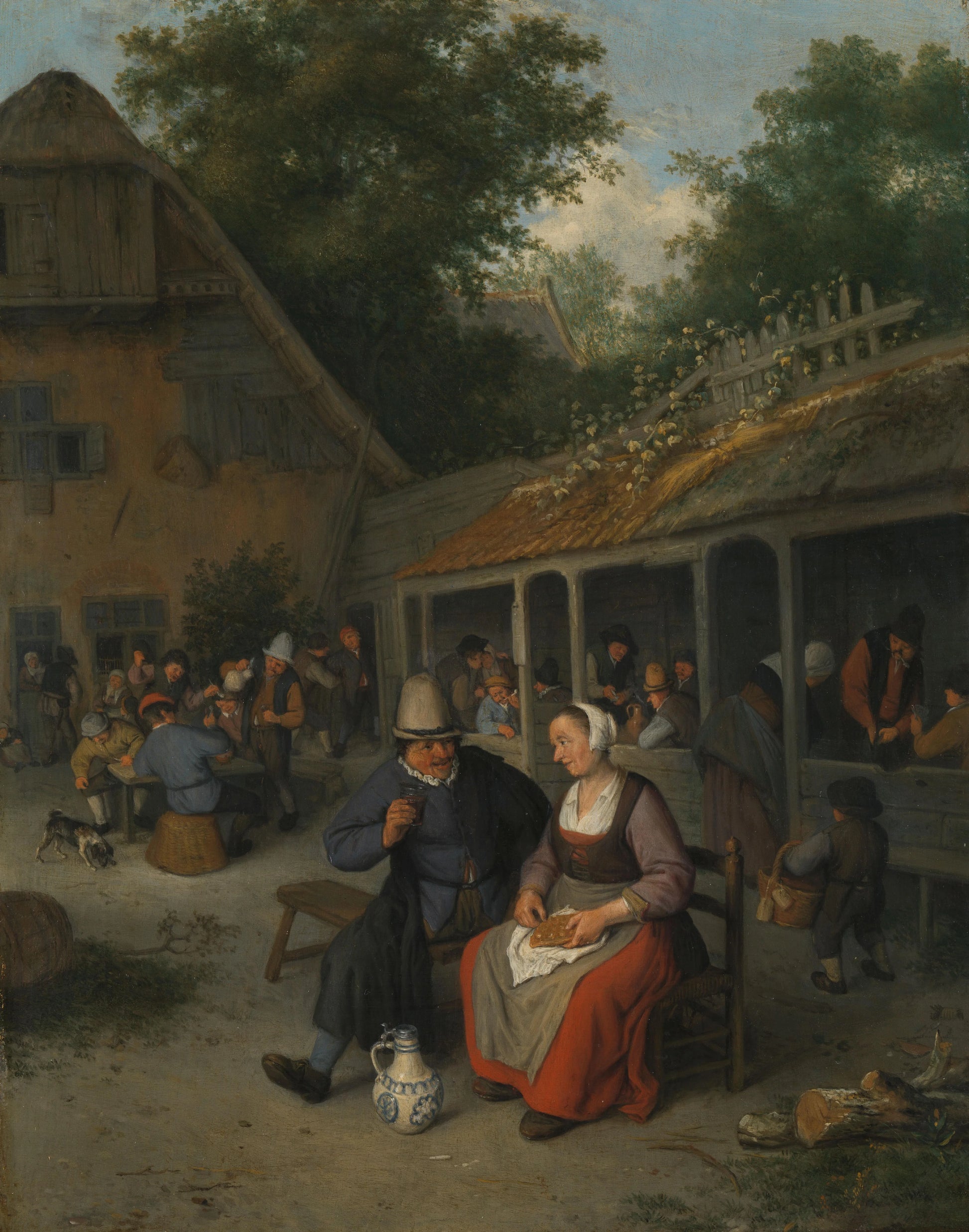 Country Inn – Cornelis Dusart Vintage Art Print | Wall Art Poster