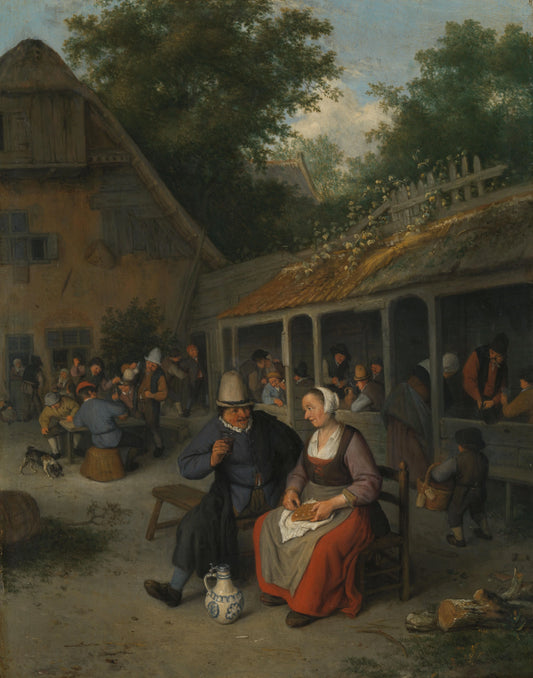 Country Inn – Cornelis Dusart Vintage Art Print | Wall Art Poster