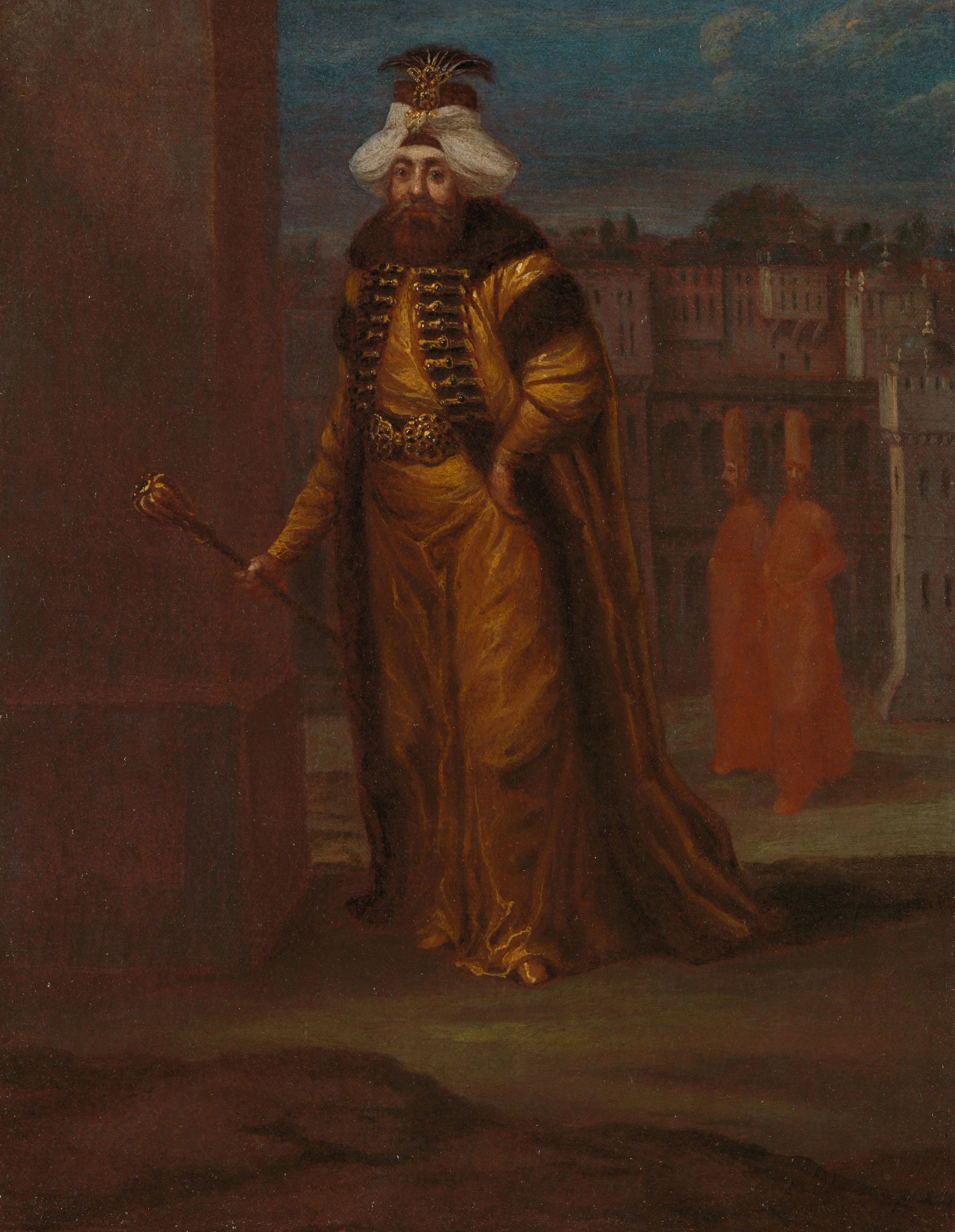 Sultan Mahmud I – Jean Baptiste Vanmour Vintage Art Print | Wall Art Poster