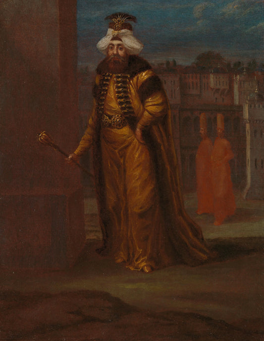 Sultan Mahmud I – Jean Baptiste Vanmour Vintage Art Print | Wall Art Poster