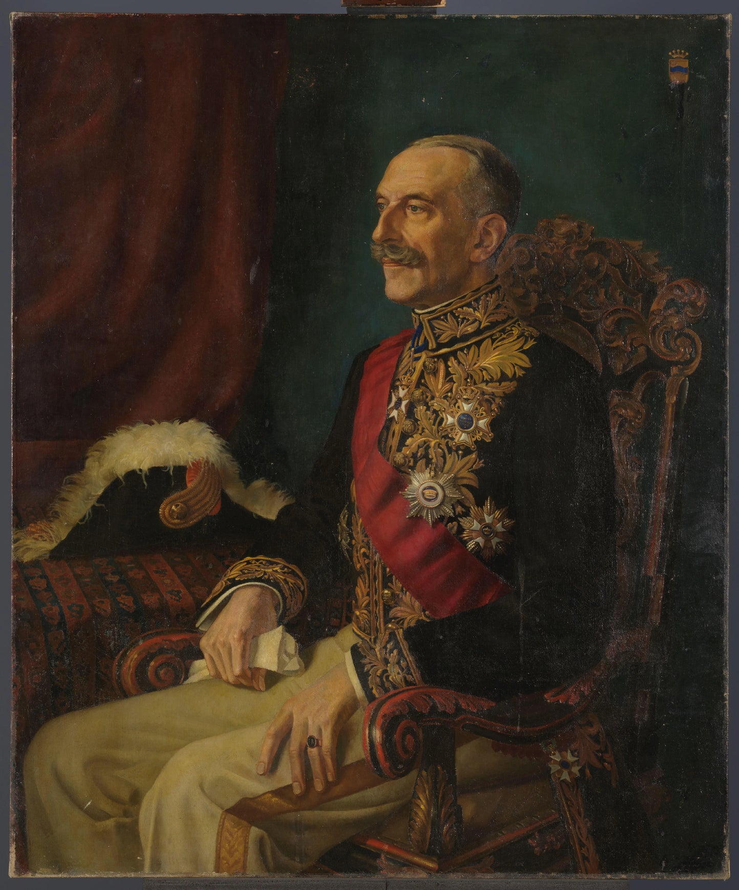Jonkheer Bonifacius Cornelis de Jonge (1875-1958). Gouverneur-generaal (1931-36) – Jan Frank Vintage Portrait Art Print | Wall Art Poster