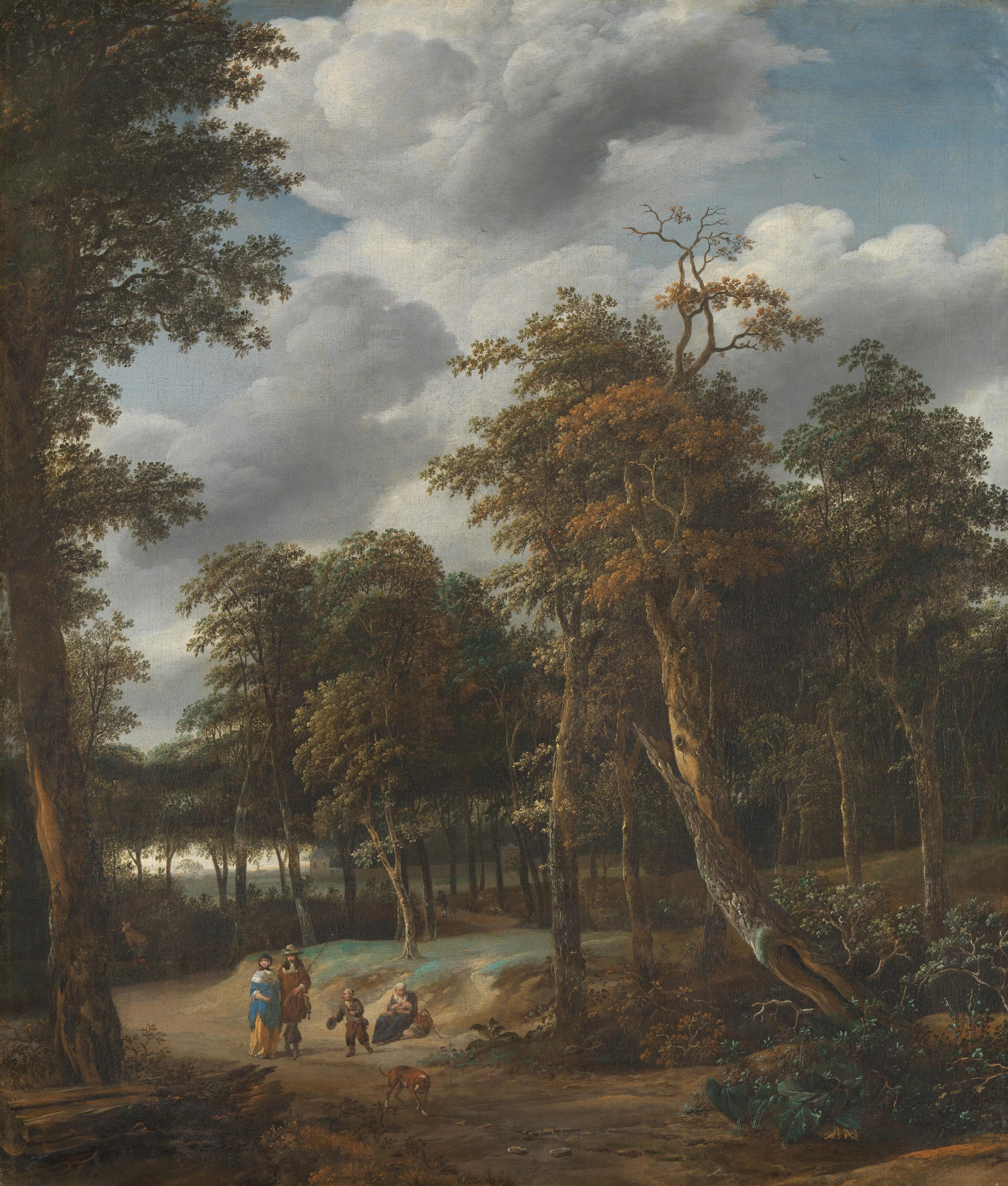 Forest Road – Jan Looten Vintage Landscape Art Print | Wall Art Poster