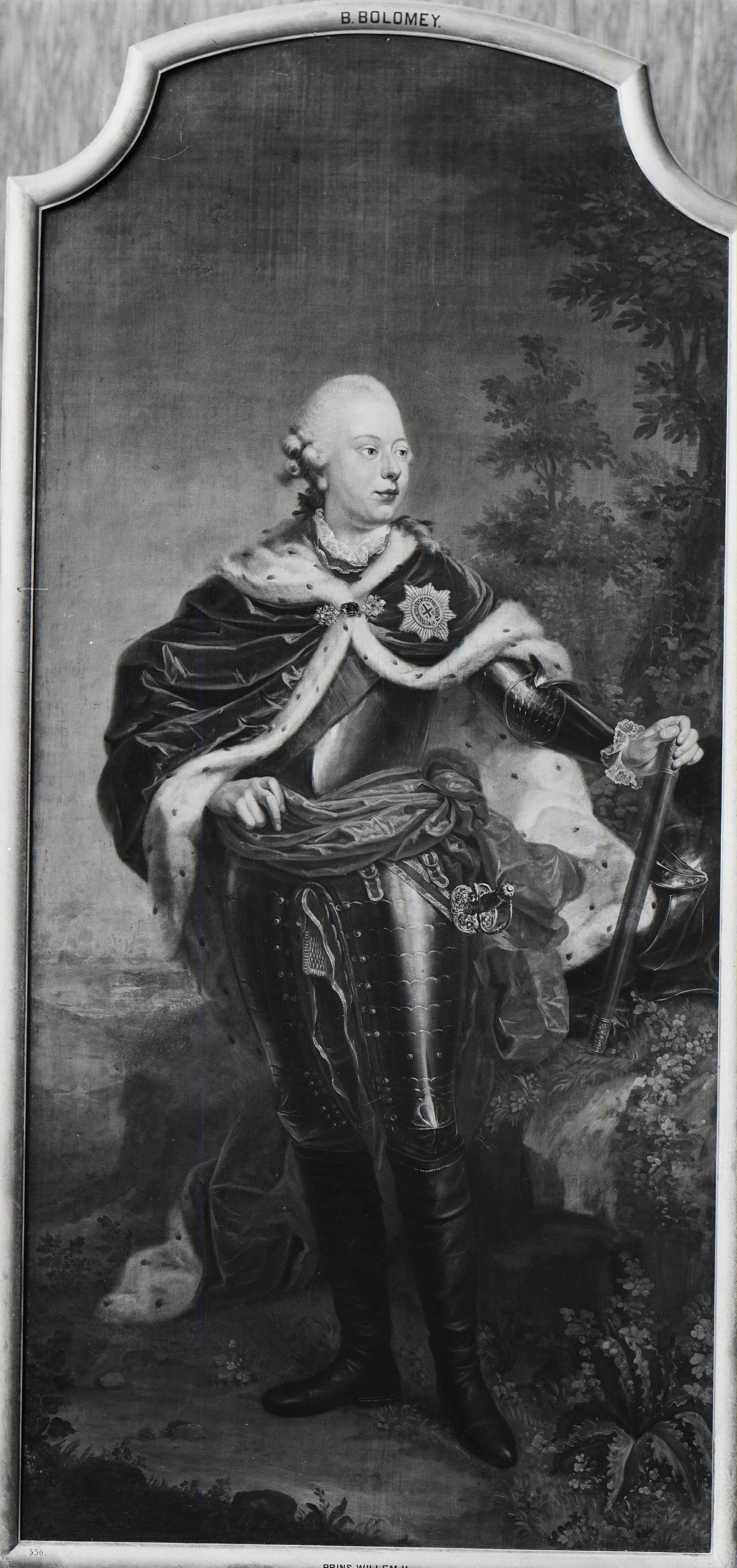 Willem V (1748-1806), Prince of Orange-Nassau – Benjamin Samuel Bolomey Vintage Art Print | Wall Art Poster
