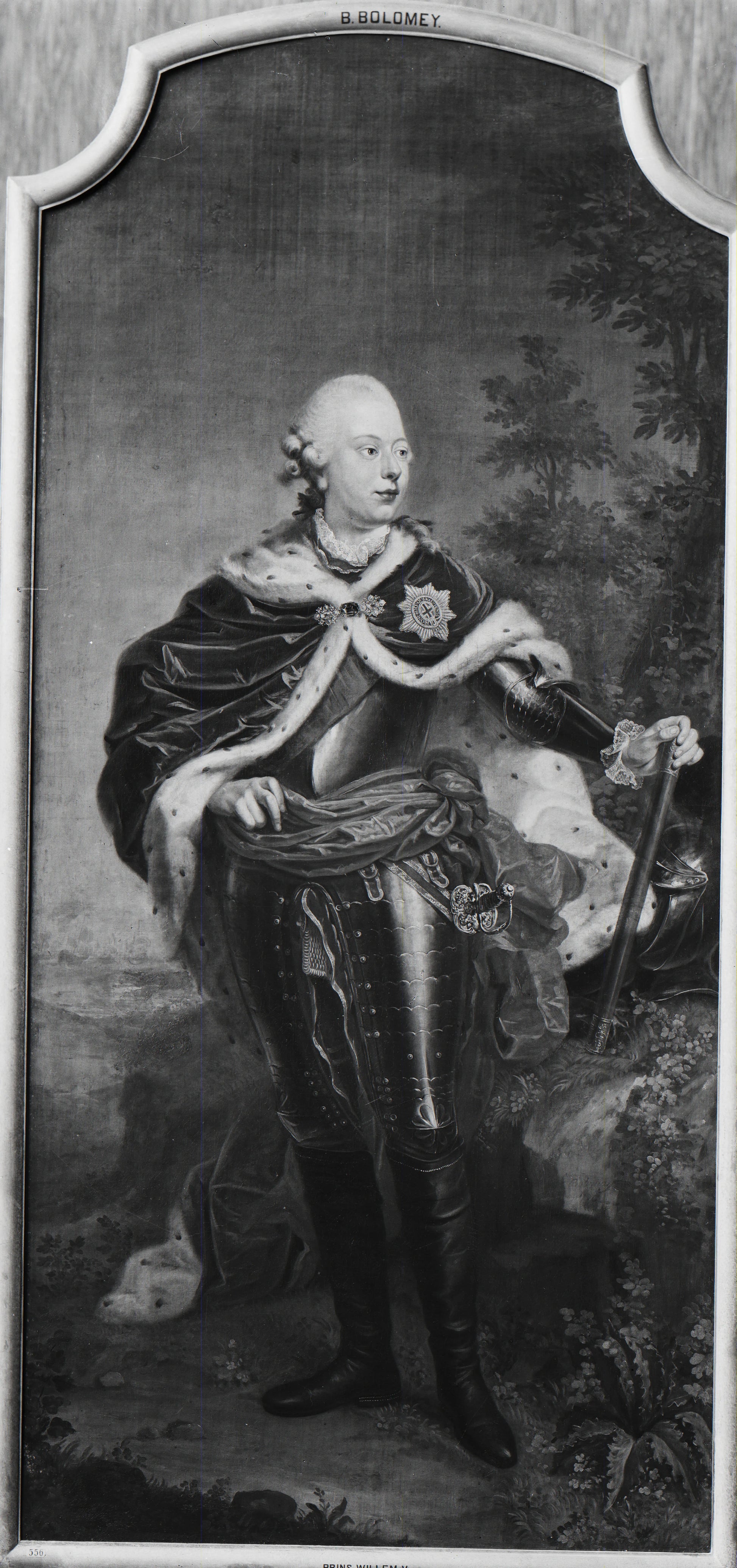 Willem V (1748-1806), Prince of Orange-Nassau – Benjamin Samuel Bolomey Vintage Art Print | Wall Art Poster