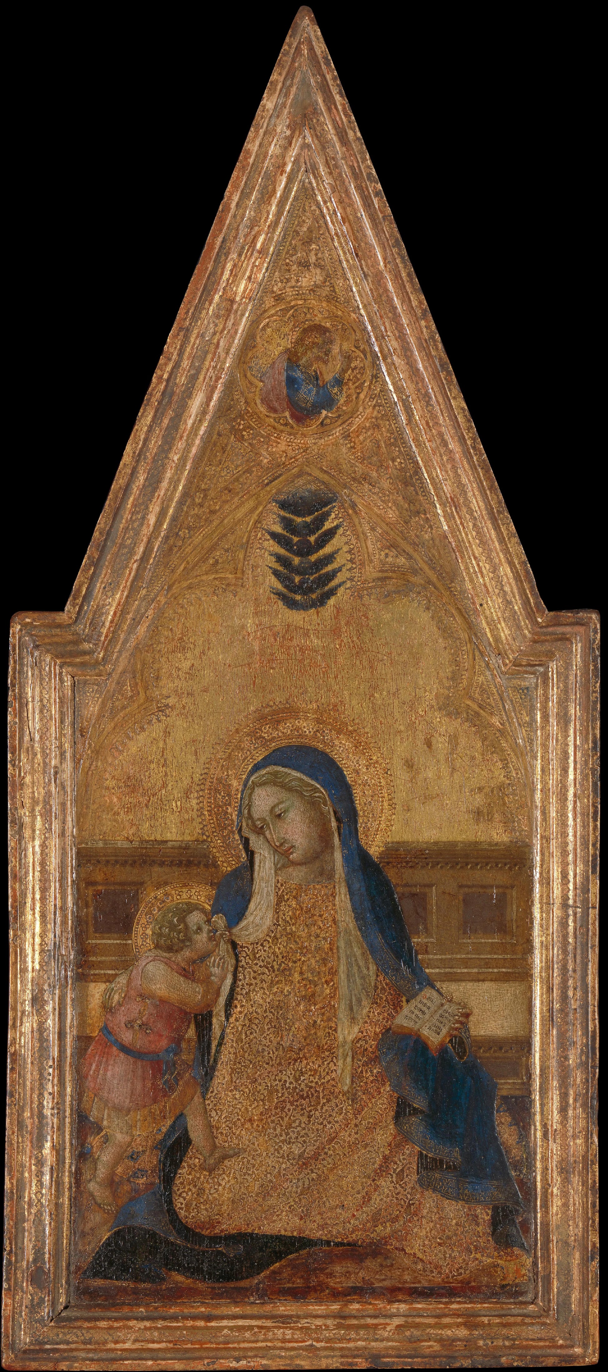 Madonna of Humility – Bartolommeo Bulgarini Vintage Art Print | Wall Art Poster