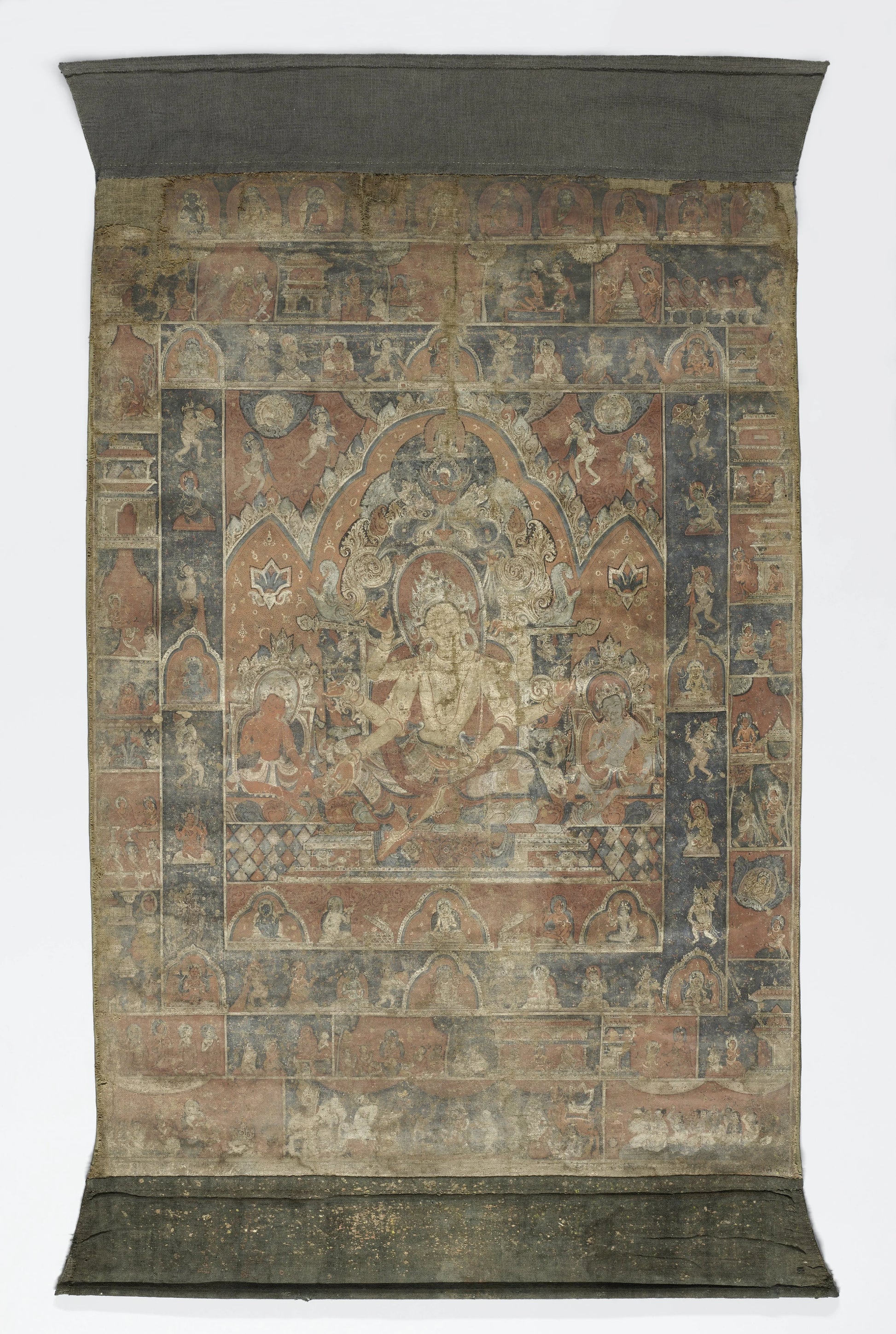 Schildering op doek van Vasudhara – anonymous Vintage Art Print | Wall Art Poster