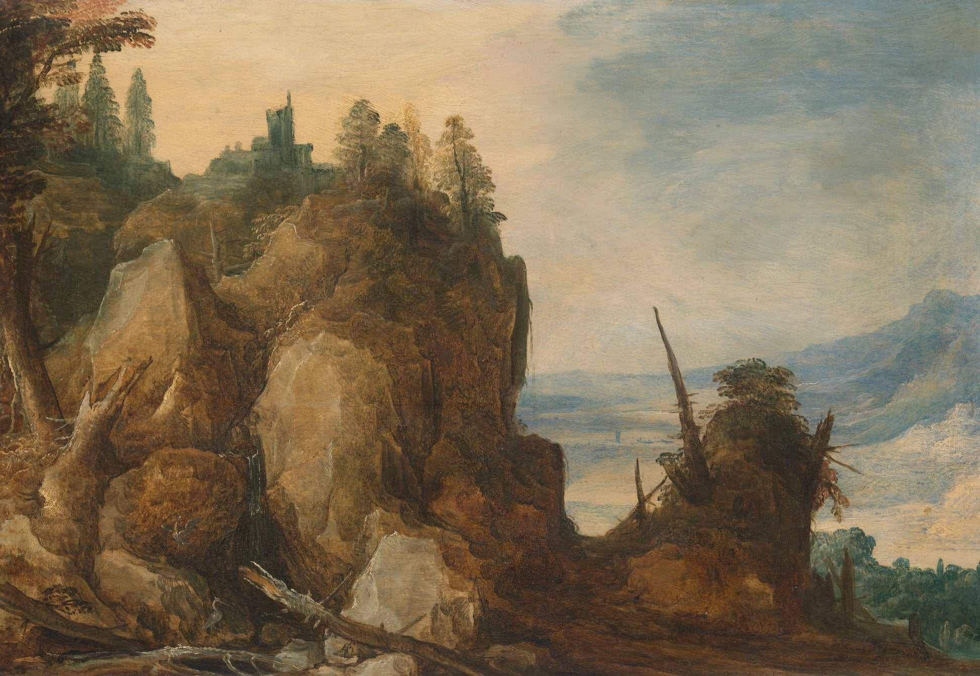 Mountain view – Joos de Momper (II) Vintage Landscape Art Print | Wall Art Poster