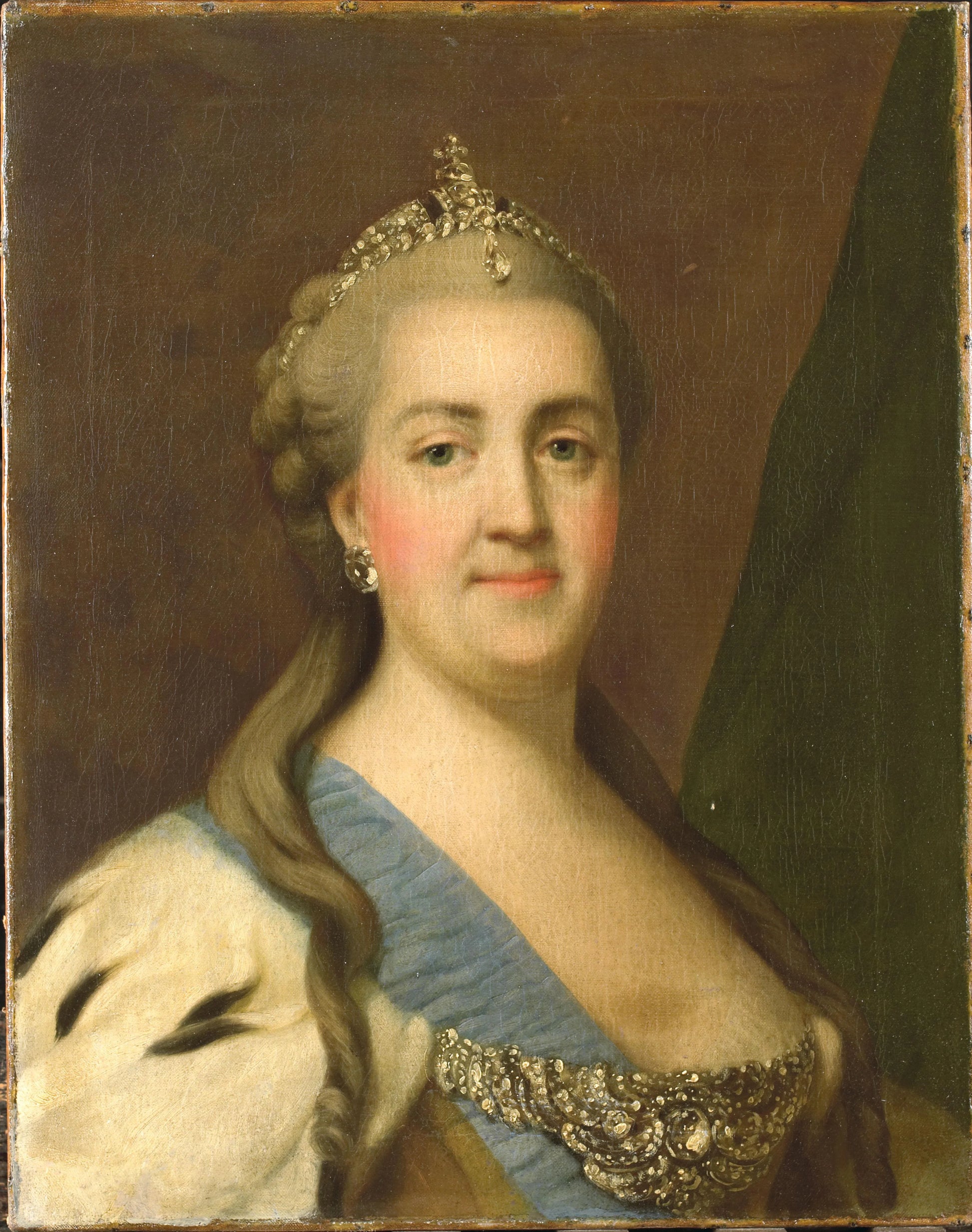 Catherine II (1729-96), Empress of Russia – Vigilius Erichsen Vintage Art Print | Wall Art Poster